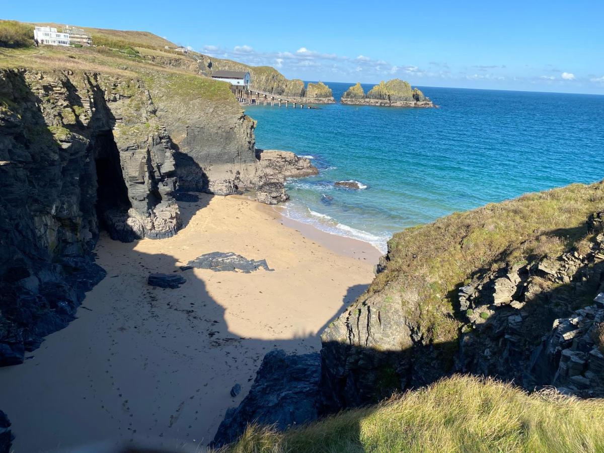 Polrunny Farm Blackberry Cottage - Cornwall Bliss In Sight Of The Sea Boscastle Exterior photo