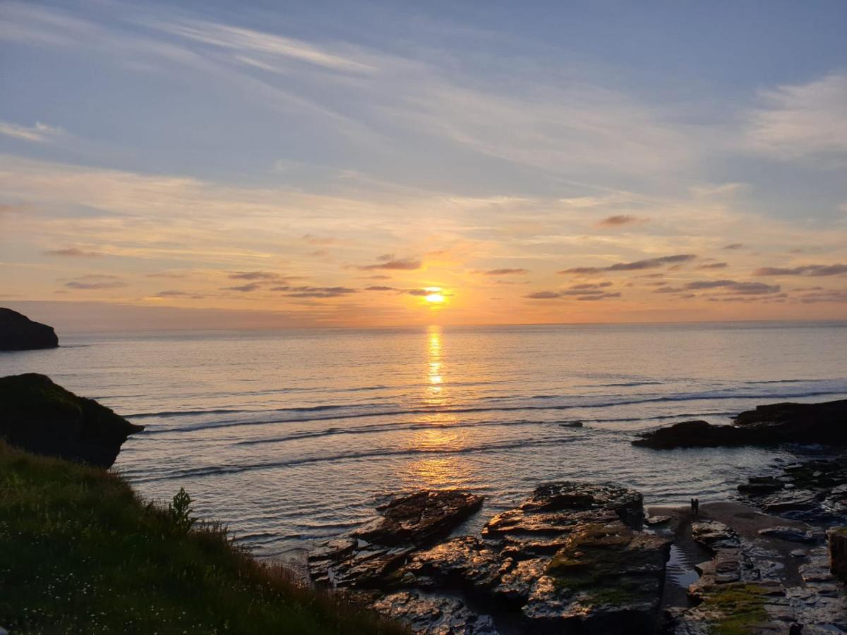 Polrunny Farm Blackberry Cottage - Cornwall Bliss In Sight Of The Sea Boscastle Exterior photo