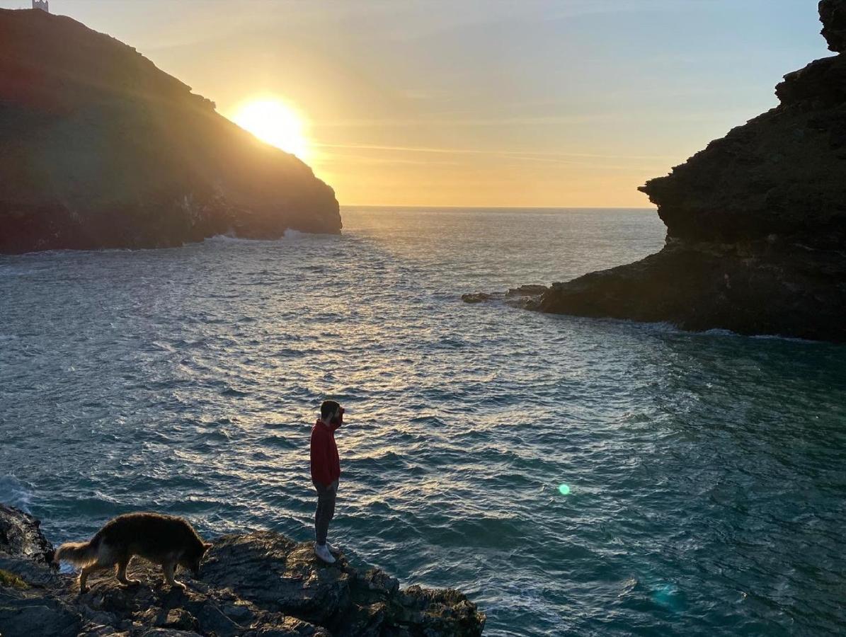 Polrunny Farm Blackberry Cottage - Cornwall Bliss In Sight Of The Sea Boscastle Exterior photo