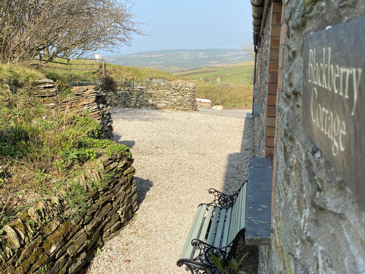 Polrunny Farm Blackberry Cottage - Cornwall Bliss In Sight Of The Sea Boscastle Exterior photo