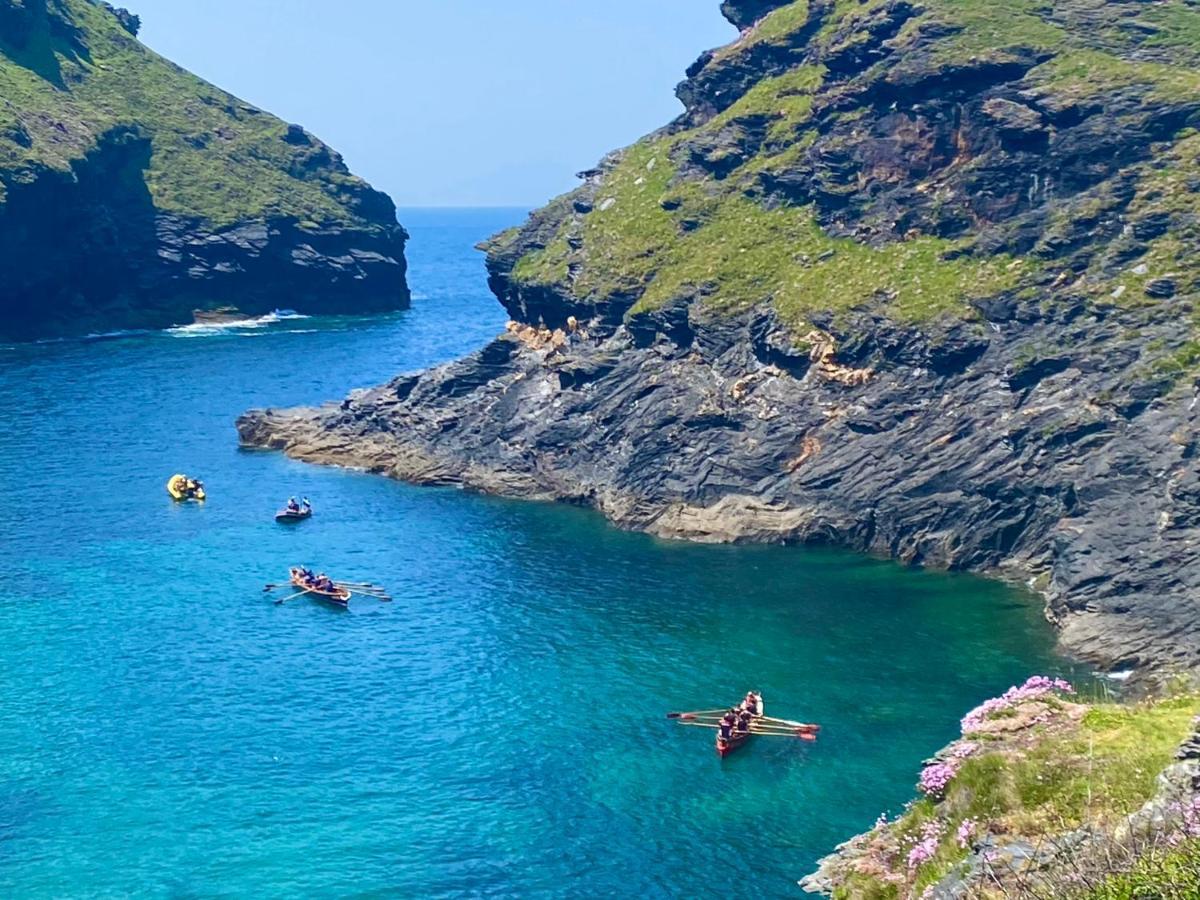 Polrunny Farm Blackberry Cottage - Cornwall Bliss In Sight Of The Sea Boscastle Exterior photo