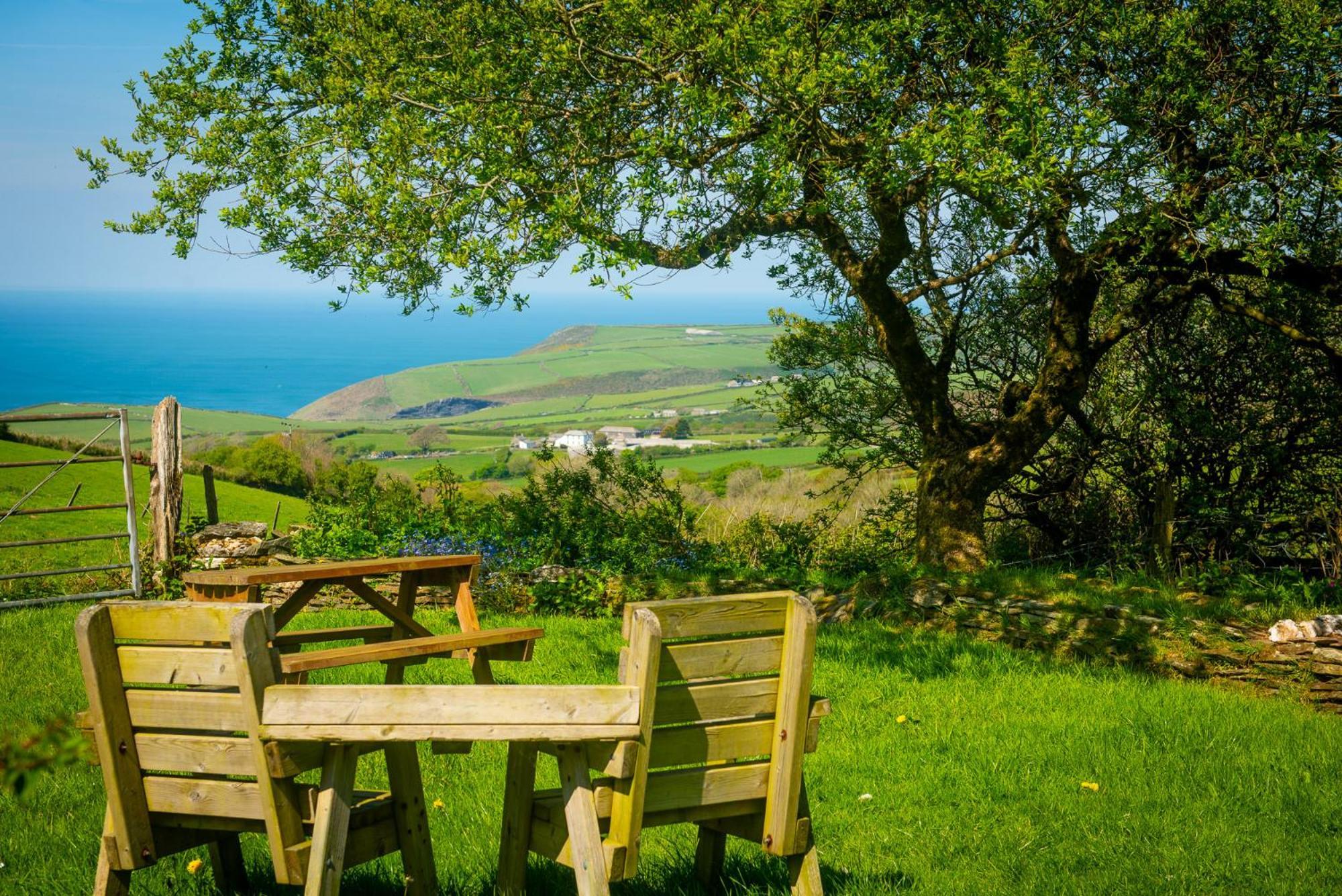 Polrunny Farm Blackberry Cottage - Cornwall Bliss In Sight Of The Sea Boscastle Exterior photo